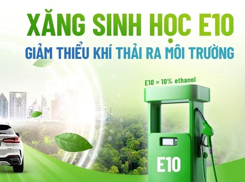 Xăng E10 góp phần giảm tỷ lệ sử dụng nhiên liệu hóa thạch và hỗ trợ xu hướng giao thông xanh. 