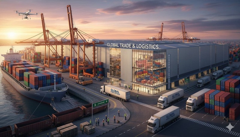 Logistics xuất nhập khẩu giúp hàng hóa di chuyển đúng tuyến, đúng lịch và đúng quy định quốc tế.