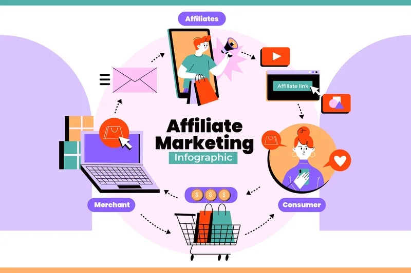 Affiliate Marketing tạo thu nhập bằng cách giới thiệu sản phẩm qua liên kết riêng và nhận hoa hồng khi có giao dịch đủ điều kiện.