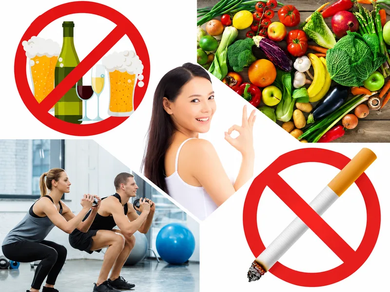 Chế độ ăn lành mạnh cần kết hợp ngủ đủ, vận động thường xuyên và chăm sóc da để duy trì sức khỏe lâu dài.
