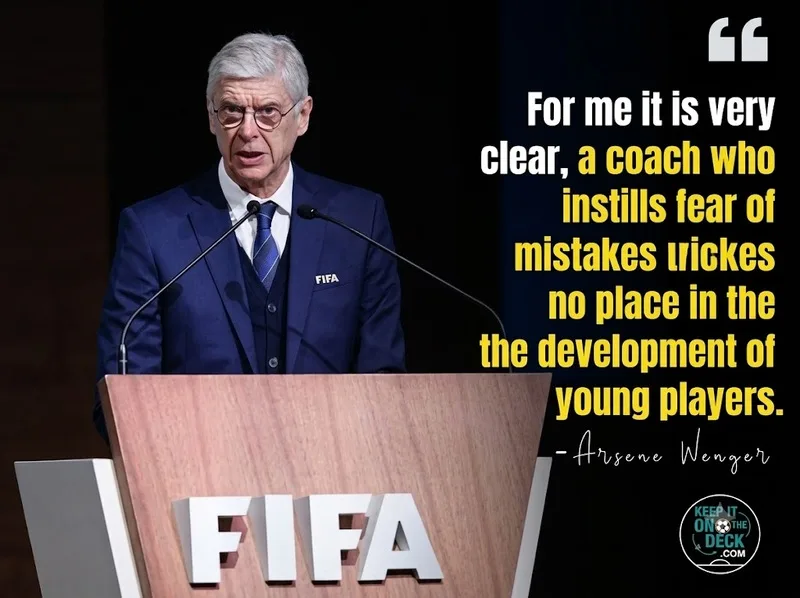 Wenger tham gia nhiều dự án nâng cao chất lượng đào tạo cầu thủ trẻ