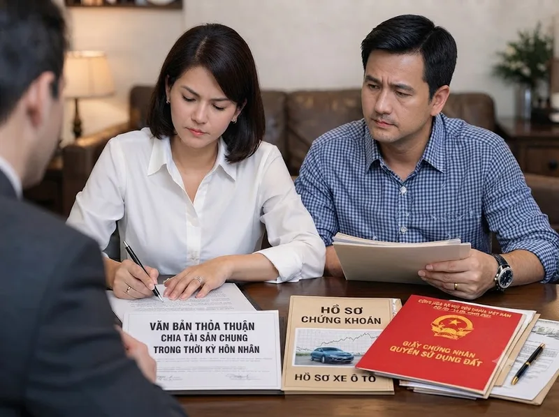 Nhà đất, khoản vay và tài sản kinh doanh cần được xác định rõ quyền sở hữu, nghĩa vụ tài chính trước khi phân chia khi ly hôn.