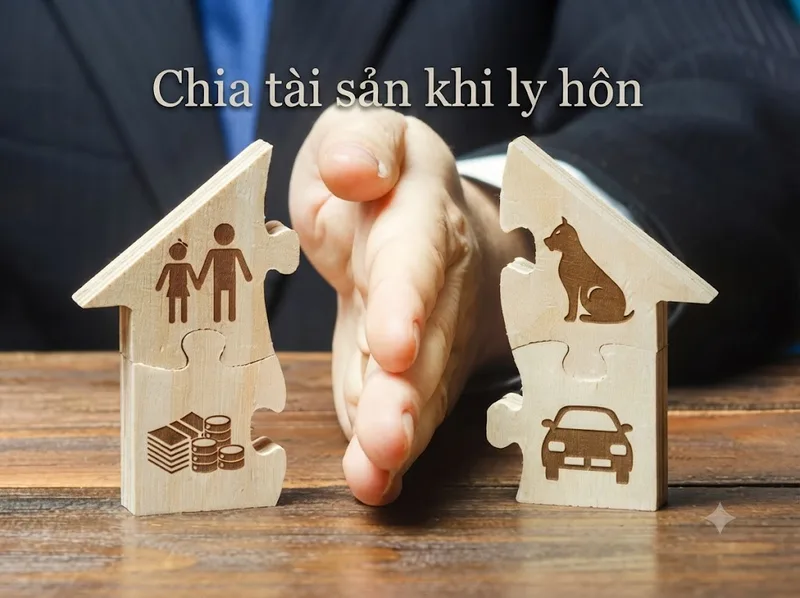 Chia tài sản khi ly hôn được xem xét dựa trên thỏa thuận của vợ chồng hoặc các nguyên tắc pháp luật khi có tranh chấp.